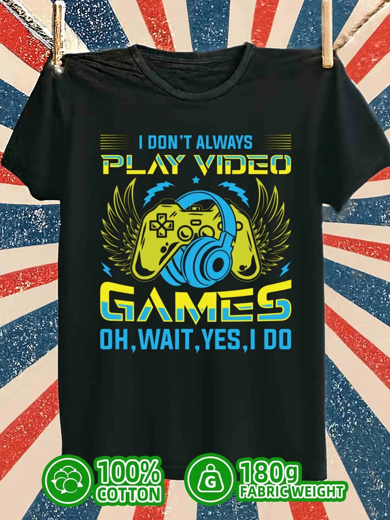 Video Game Lover Tee games t-shirts print mens 180G 100% Cotton black Hip-hop streetwear Wearable year-round ightweight, perfect for casual wear, ideal for outdoor activities funny game over new years gifts