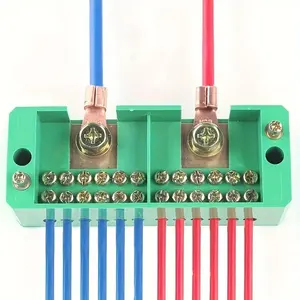 Single Phase Electric/wire Terminal Box Fj6, 2 Inch Size, 6/8/12 Outputs, Brass Terminals, Home Distribution, Supports Up to 200a at 220v