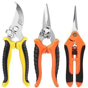 3-Pack Stainless Steel Pruning Shears Snips and Clippers for Gardening Durable and Easy to Use Garden Tools for Precise Trimming
