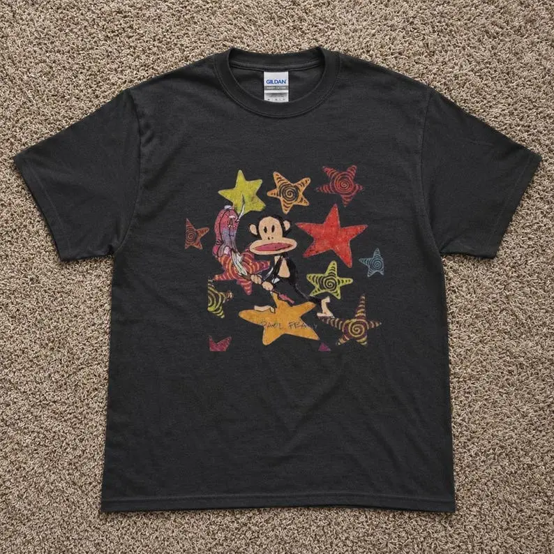 Retro Cartoon Starburst Streetwear Graphic Shirt