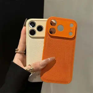 Phone case: Personalized Custom Letters Customized Name Minimalist Artificial Leather Solid Color Phone Case Compatible with iPhone 17 16 15 14 13 12 11 Pro Max 17 Air Business Style Shockproof Anti Fall Luxury DIY Friend Classmate Gift 14 15 16 Plus