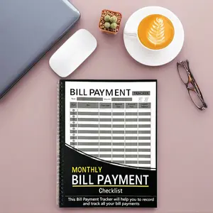 Bill Payment Tracker Monthly Checklist Financial Management Notebook for Organized Finances Simplify Tracking All Payments Effortlessly
