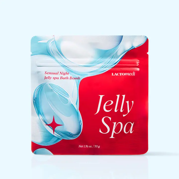 Jelly Spa Bath Powder – Cherry Scented Bath Soak, 3-Pack