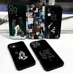 Fashion SSS4U D-Drake New A-Album Phone Case for iPhone 17 Air 16 15 14 13 12 11 Pro Max Plus  Soft Black Case