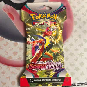 Scarlet & violet sleeved booster pack