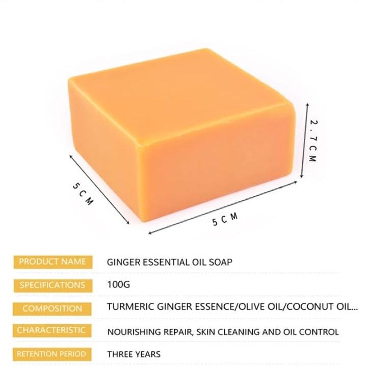 Organic Turmeric & Kojic Acid Soap for Body and Face Care - 3.5oz Net Weight - Facial, Coconut