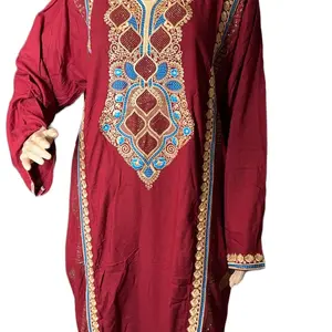 Women's Beautiful Cotton Dress with Veil - Casual Style - Womenswear