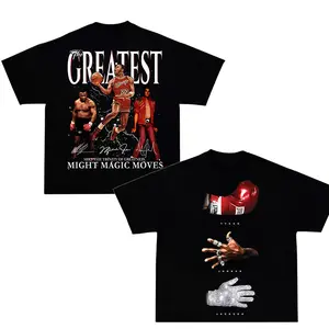 Jordan Tyson Jackson The Greatest Shirt, MIKE'S THE TRINITY OF GREATNESS – MIGHT MAGIC MOVES TEE , Like Mike Goat Unisex Graphic Crewneck Cotton, Music Concert Shirt, Perfect Gift for Men and Women