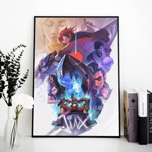 Arcane League Of Legends - Digital Download Poster, Season 1, Season 2 Animation Movie Poster, Room Decor, Wall Art, Jinx - No Frame