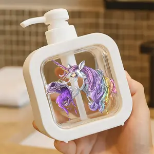 Horror Unicorn Soap Dispenser - Grotesque Zombified Unicorn Head Design, Home Decor & Bathroom Kitchen Liquid Container, Sturdy Construction, Easy to Refill, Countertop Accessory for Spooky Home Decor