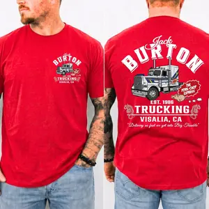 Jack Burton Trucking Shirt, Big Trouble in Little China Tee, Vintage Trucker Graphic T-Shirt, 80s Movie Fan Gift, MADE IN USA