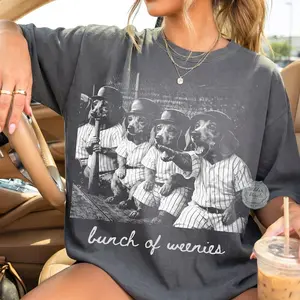 Funny Weenies Dachshunds Baseball Shirt, Dog Mom Shirt, Sublime Puppy Mommy Tee, Sublimation Weiner, Weenie Dog Puppies, Howling Long Dog Tee