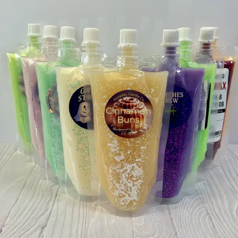 Squeezable Wax Melt Huge Soy Pouch for Wax Melt Warmer - 30% Fragrance Oil, Long-Lasting Scent, Natural Soy Wax, Perfect for Home Fragrance