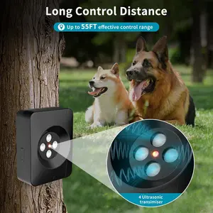 Anti Barking Device, 3 Modes Ultrasonic Anti Barking Device for Dogs, 33Ft Rechargeable Dog Barking Deterrent Devices Indoor Outdoor Dog Barking Control Box Silencer Stop Barking Dog Device Anti Bark