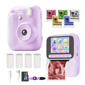 Instant Print Camera, Portable Camera, High-Resolution Photos, No Wait Required, Stylish Design, Unisex, Model Xinghao Z700