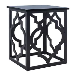 Safavieh Milo Trellis Metallic Leaf End Table