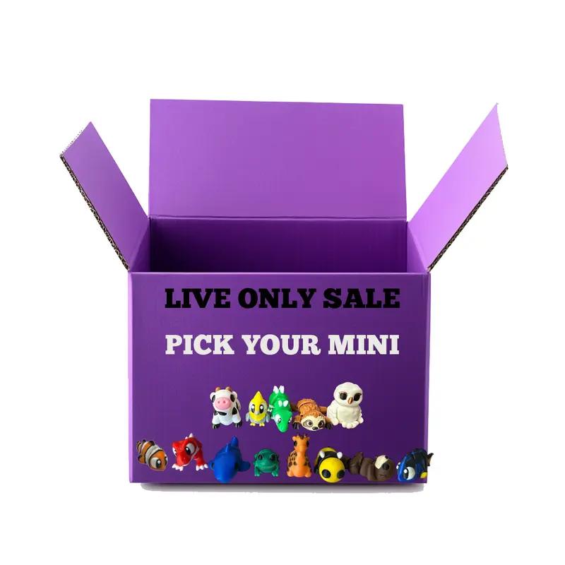 PICK YOUR MINI 3D PRINTED TOYS