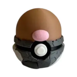 Diglett Poke Ball - Inspired 3D Printed Collectible