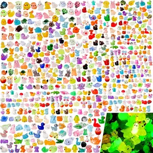 300 Pcs Mini Resin Figurines Bulk,300 Styles Tiny Variety Pack for Fairy Landscape,Hide Crafts