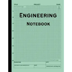 Engineering Notebook 160+ Pages Grid Format Quadrille Graph Paper for Engineer Math Physics Space Science for Scientist Designer (French Edition)