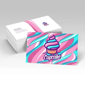 Custom Designed & Printed Silk Business Cards 3.5" x 2" - Professional and Elegant