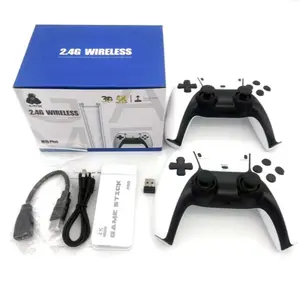 2025 New Retro Game Console, Classic Video Games with 4K HDMI, 20,000+ Games and 19 Emulators, Upgraded Dual 2.4G Wireless Controllers 64GB,Nostalgia Gaming Stick  play tv retro game