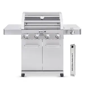 41847NG | Stainless Propane/Natural Gas Grill & Smoker Box