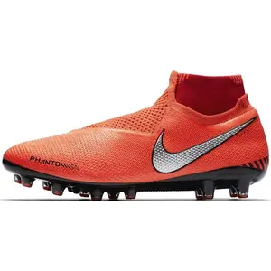 Nike Phantom VSN Elite DF AG-PRO Orange-Red Soccer Cleats for Men with Dynamic Fit and AG-Pro Traction Trending Shoes, House White Official Shoes to Get / Maison Mihara