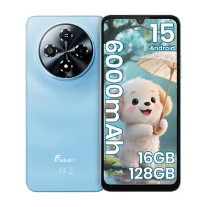 FOSSIBOT S5 Android 15 Cell Phone(2026), 16GB+128GB/2TB Unlocked Phone, 6.88" Display Smartphones, 6000mAh Battery 4G Dual Sim Mobile Phones, 13MP+8MP Camera, Gemini Al Octa-core Chipset/GPS/BT5.0