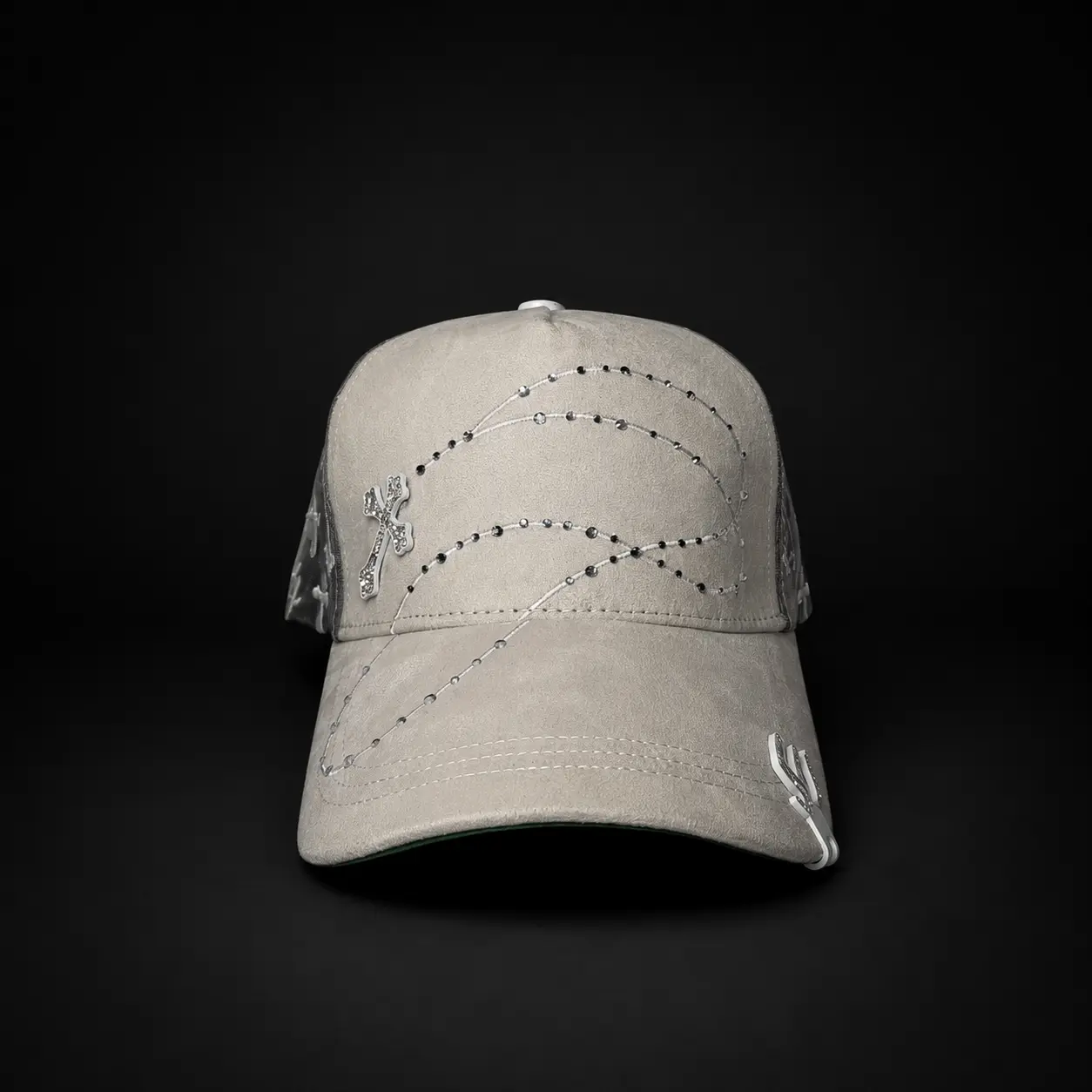 JC Caps "Exodo 14:14" Rosario - White Snapback - Premium Streetwear Baseball Cap for Men & Women, Adjustable