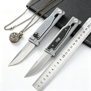 New Aluminum Alloy Outdoor Knife,Portable Folding Camping Knife — High-Hardness, Multi-Functional Tool