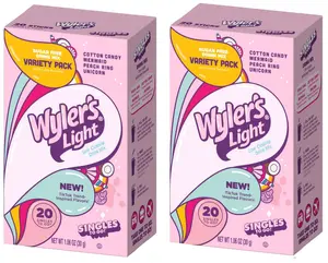 Wyler's Light TikTok Bundle Variety Pack 40 Servings Flavor Drink Mixes