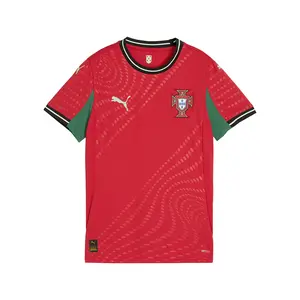 PUMA Womens Fpf Crew Neck Short Sleeve Home Jersey Replica Casual - Red