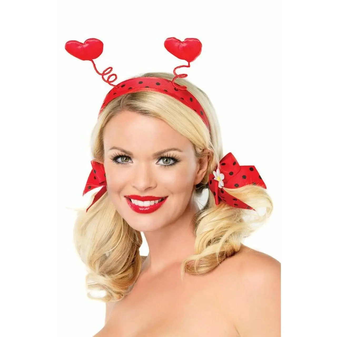 Love Bug Valentine's Day Hair Bow Set
