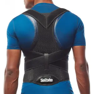 Posture Corrector for Men and Women - Back Brace for Upper and Lower Body Support - Adjustable Straightener with Pain Relief and Muscle Memory (Large)