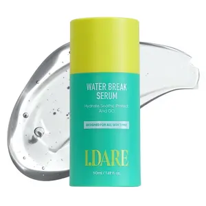 I.DARE - Water Break Serum, Ceramide NP, Barrier Repair and Microbiome support, Bifida & Galactomyces, Korean skincare, Fragrance Free, 1.69 fl oz (50ml)