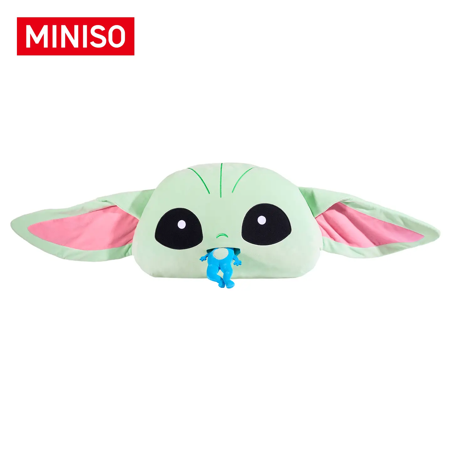 MINISO Star Wars Series No.20 Grogu Kawaii Aesthetic Animal Shaped Stuffed Toy - Unisex Adorable Design Cute Collectibles Plush Pillow Headrest Cushion for Kids, House Decoration，Back To School