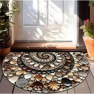 Durable 2 Piece Doormat Set for Front Door Indoor Outdoor Use All Season Non Skid Rubber Backing Waterproof Porch Mat Home Decor Gift Idea