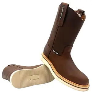 Light Weight Work Boot, Wedge Sole, Anti-fatigue Insole, Good Year Welt