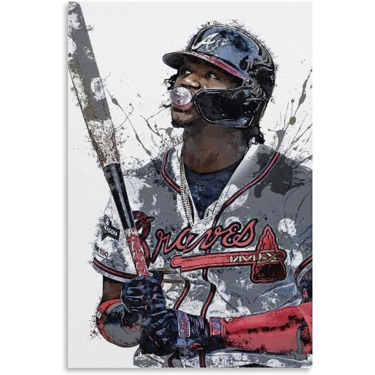 Ronald Acuna Jr Baseball Player Personality Posters Canvas Art Poster And Wall Art Hanging Decor for Modern Family Corridor Posters