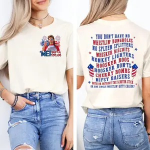Joe Dirt 'Merica 4th of July T-Shirt, Funny Independence Day Tee, Patriotic Redneck Style USA Shirt for BBQs and Fireworks Fit Man