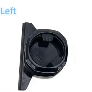 The cup holders are made of sturdy, thick plastic, with rubber pads around the top to securely hold cups in place, preventing spills while driving. Ideal for JEEP JK 11/2017