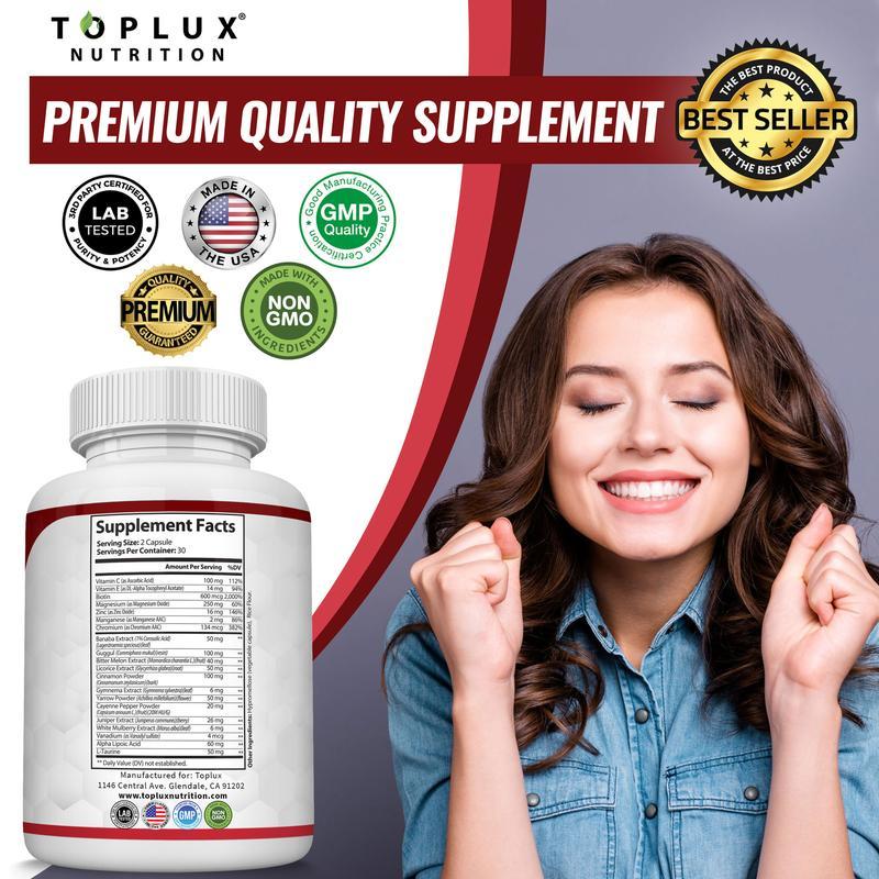 Blood Sugar Complex 20 Vitamins & Minerals Support Overall Health Blood Sugar Complex 20 Vitamins & Minerals Support Overall Health