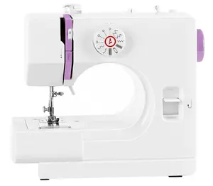 Mini Sewing Machine for Beginners Children's portable handheld sewing machine with 12 built-in stitches, adjustable speed, perfect for beginners, purple