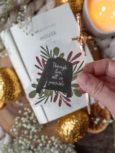 Through Love All Is Possible Jacket Waterproof Vinyl Sticker  | Officially Licensed Crescent City merch | 3"x2.5"