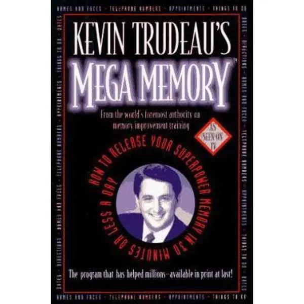 USED Book - Kevin Trudeau's Mega Memory: How To Release Your Superpower Memory In 30 Minutes Or Less A Day by Kevin Trudeau (Hardcover) - english