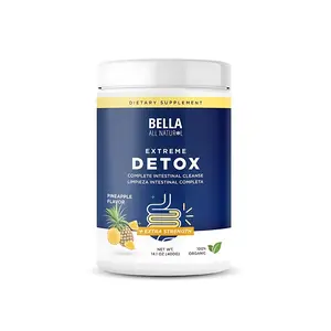 Bella All Natural Colon Support Powder – Sweet Pineapple Flavor 400g | Gut Health Digestion | Fiber Boost | Bloating Relief | Plant Based | #HappyGut #DigestiveHealth #PineappleGoodness