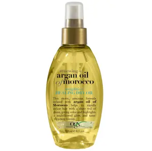 OGX Renewing + Argan Oil of Morocco Weightless Healing Dry Oil Spray, Argan Oil for Hair Care, Lightweight Mist for Split Ends, Frizz Control & Shine, Paraben & Sulfated-Surfactants Free, 4 fl oz