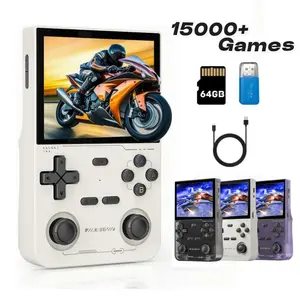 K36 Portable Retro Handheld Game Console, 3.5 Inch IPS Screen, Rechargeable Battery, Classic Games, Mini Gaming Device, Wireless Portable Console