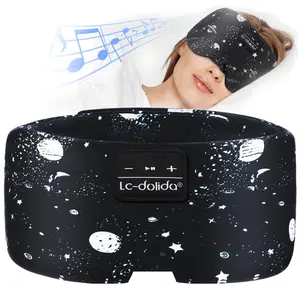 Silk Sleep Mask. Face-Hugging, Sleep Mask with Bluetooth Headset, Bluetooth 5.4, Padded Silk Cocoon for Luxury Sleep in Total Darkness